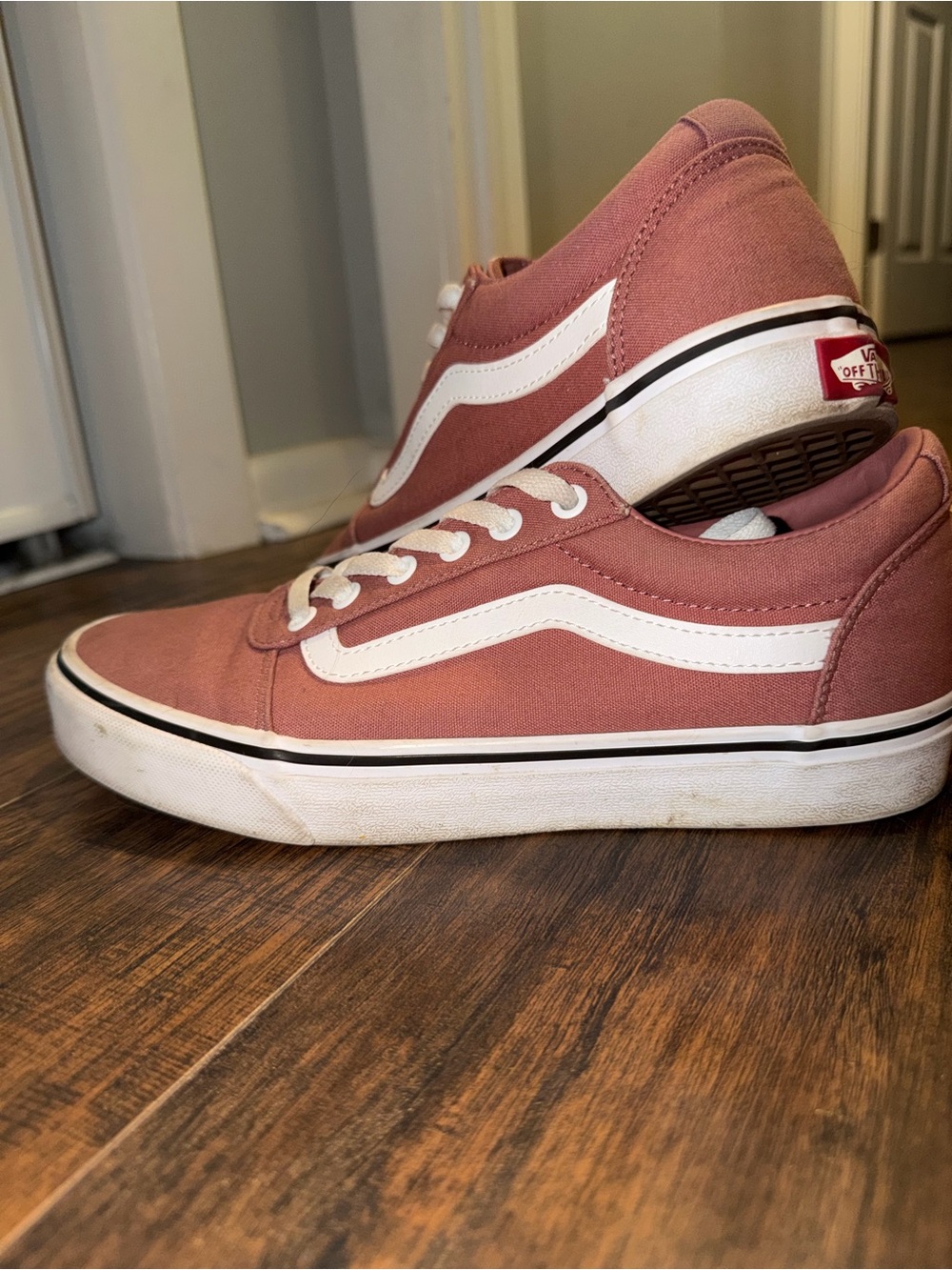 Vans Old Skool Sneakers - Dusty Rose and White